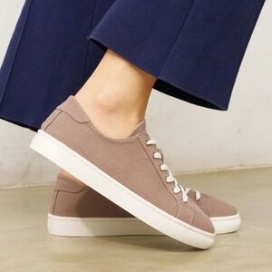NWT Soludos Ibiza Canvas Sneakers In Cafe Taupe Size 9.5